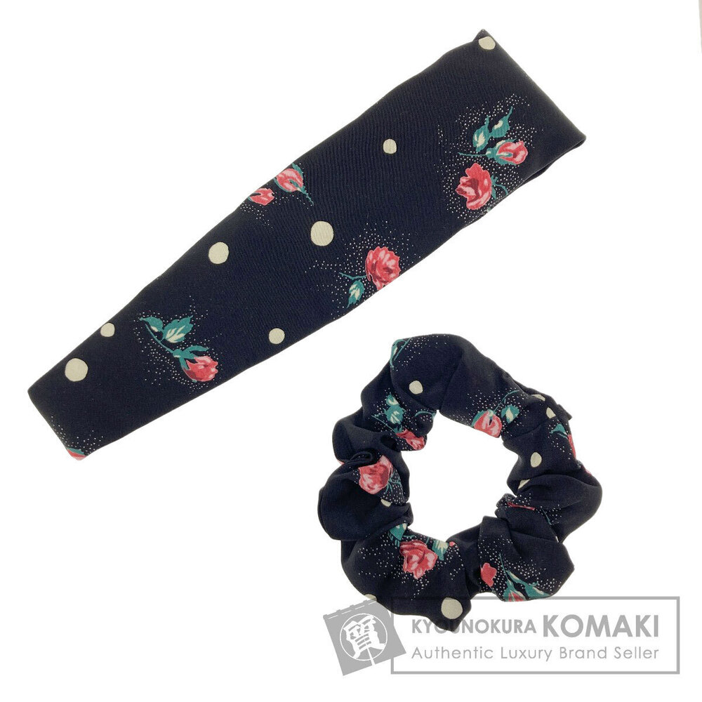 Miu Miu Hairband Scrunchie Set pieces Rose Pink Hair Accessory